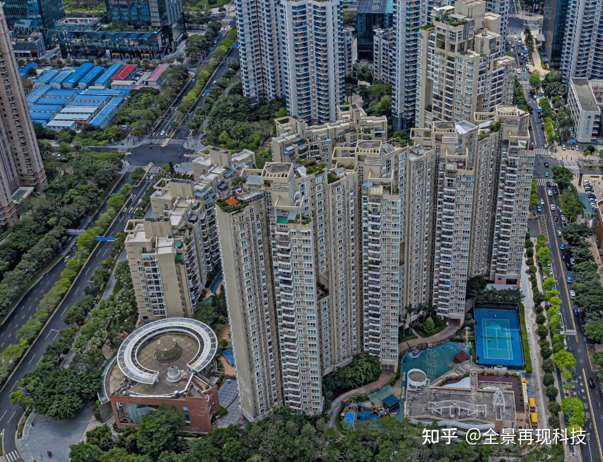 福田中心区20个楼盘航拍全景 - 知乎