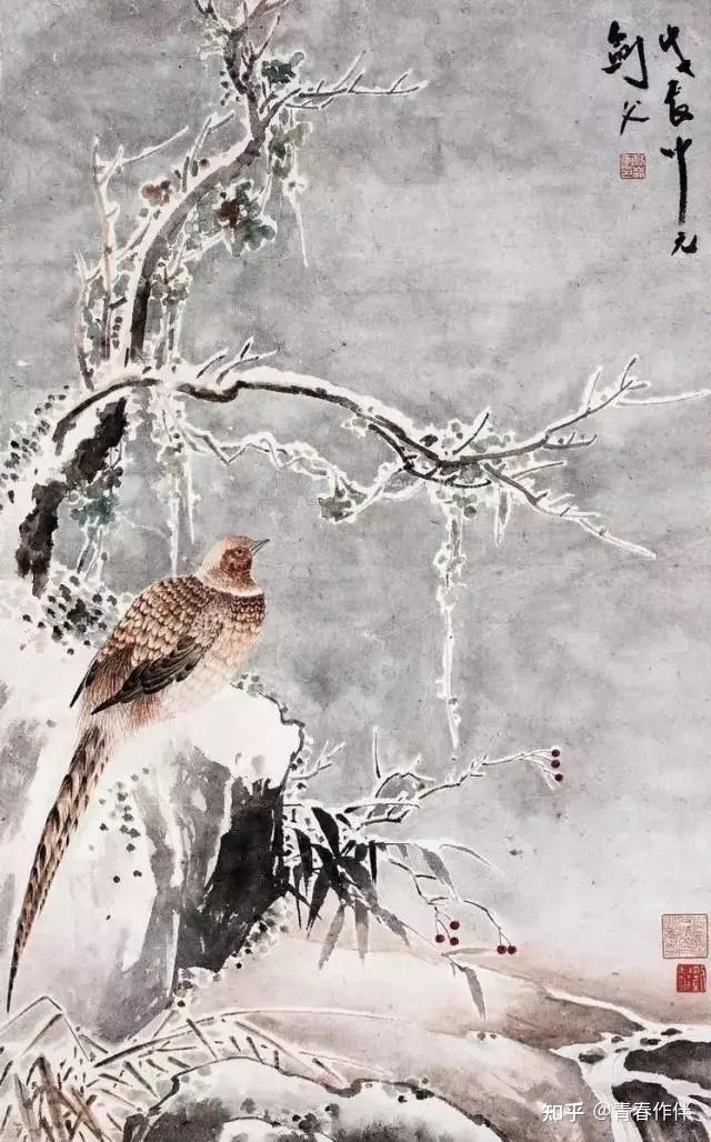 高劍父 花鳥圖 高剑父的花鸟画_中国_美术_绘画