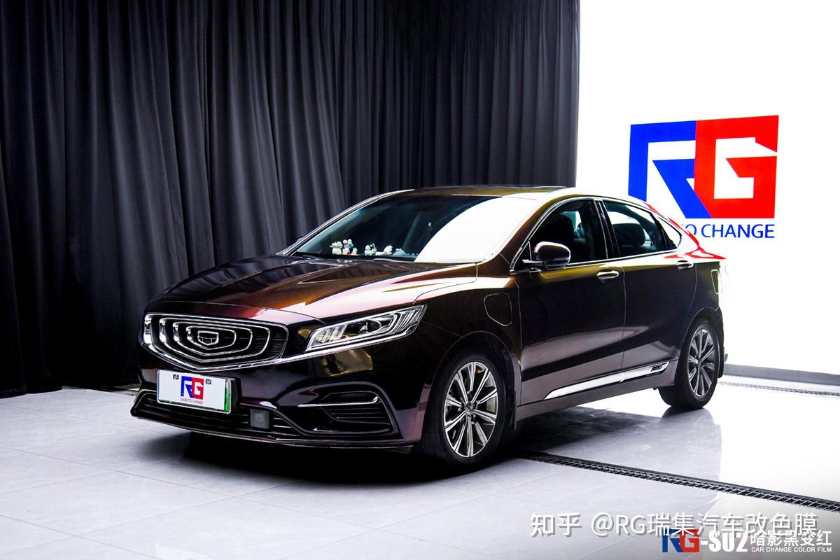 回头率超高的暗影黑变红改色膜,吉利博瑞ge - 知乎