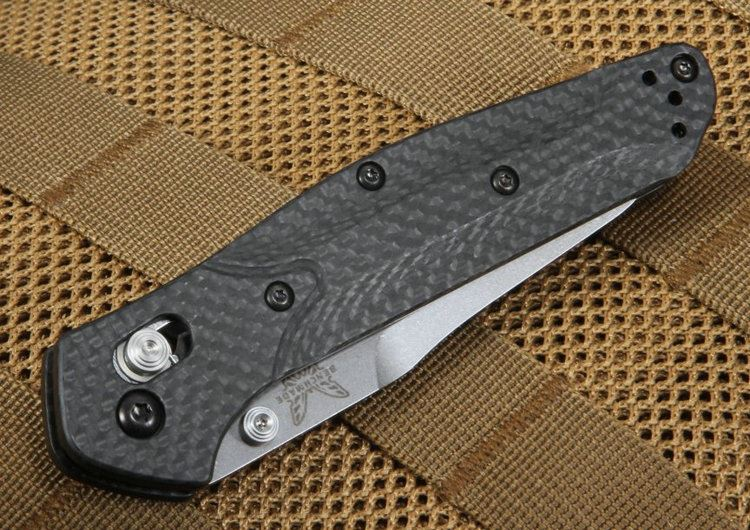 美国蝴蝶9401carbonfiberfoldings30v黑刃折刀