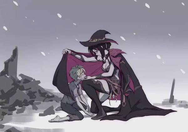 如何以魔女捡到了一个孩子为开头写一个故事