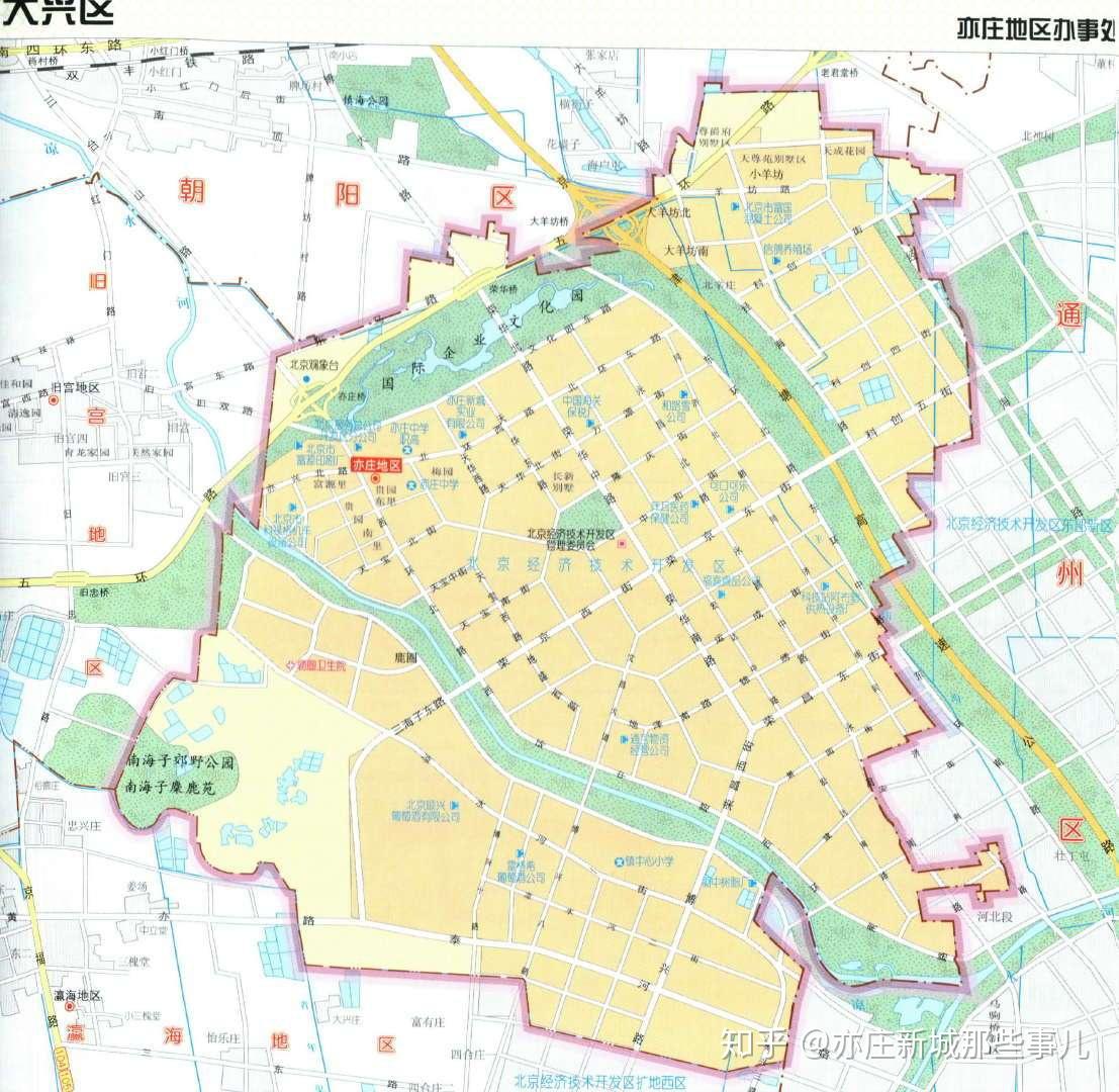 回忆杀亦庄附近八镇老地图集你还能找到原来的家吗