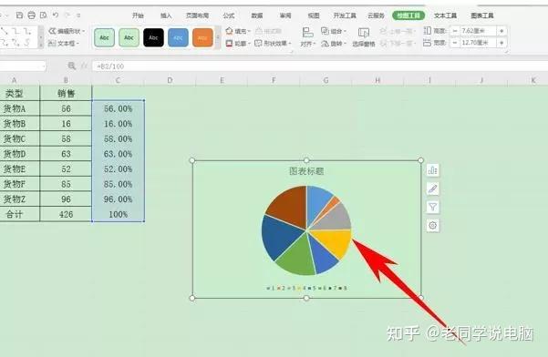 wps怎样制作饼图图表图片