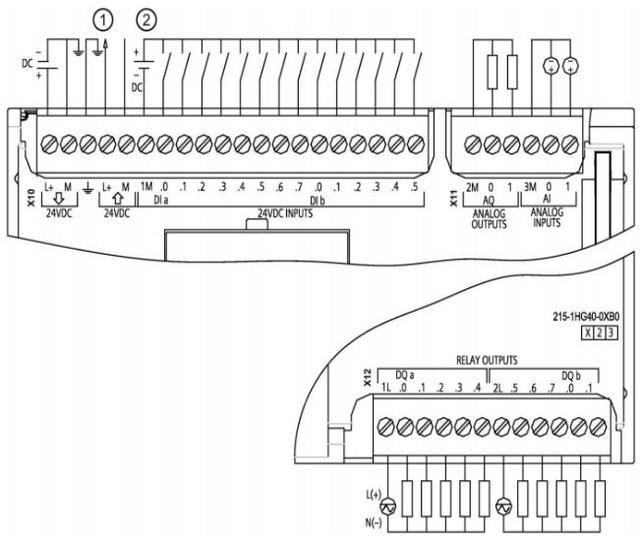 超实用西门子s71200系列plc全套接线图