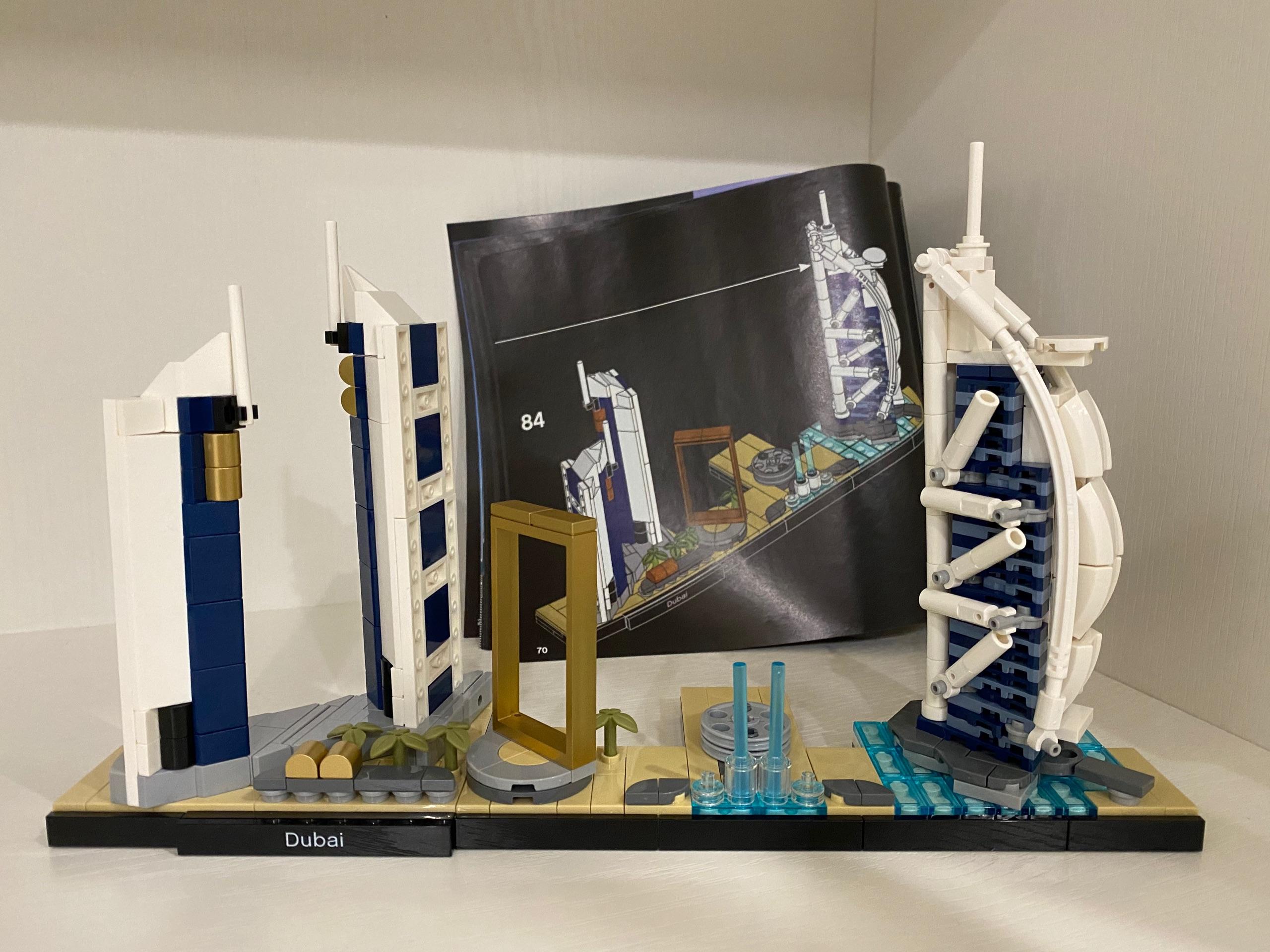 乐高lego21052建筑系列之城市天际线之迪拜全分享