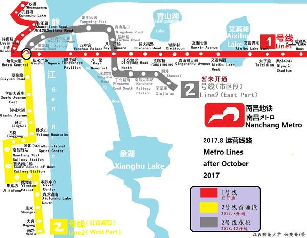全线开通倒计时!南昌地铁2号线传来大消息!3号线4号线也有新进展(南昌地铁2号线延长线走向最新动态)