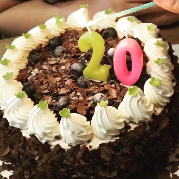 生日蛋糕男生20岁图片