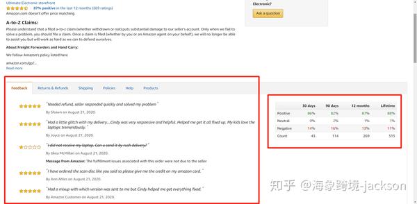 亚马逊feedback是什么意思 亚马逊feedback的影响 亚马逊feedback在哪里查看