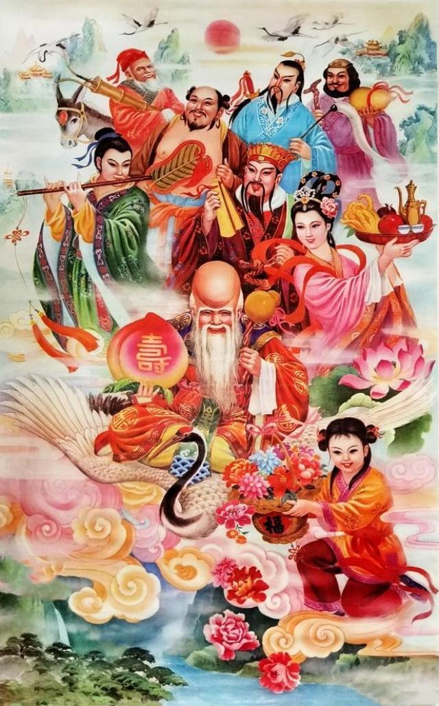 童年记忆—26幅《八仙过海》主题年画