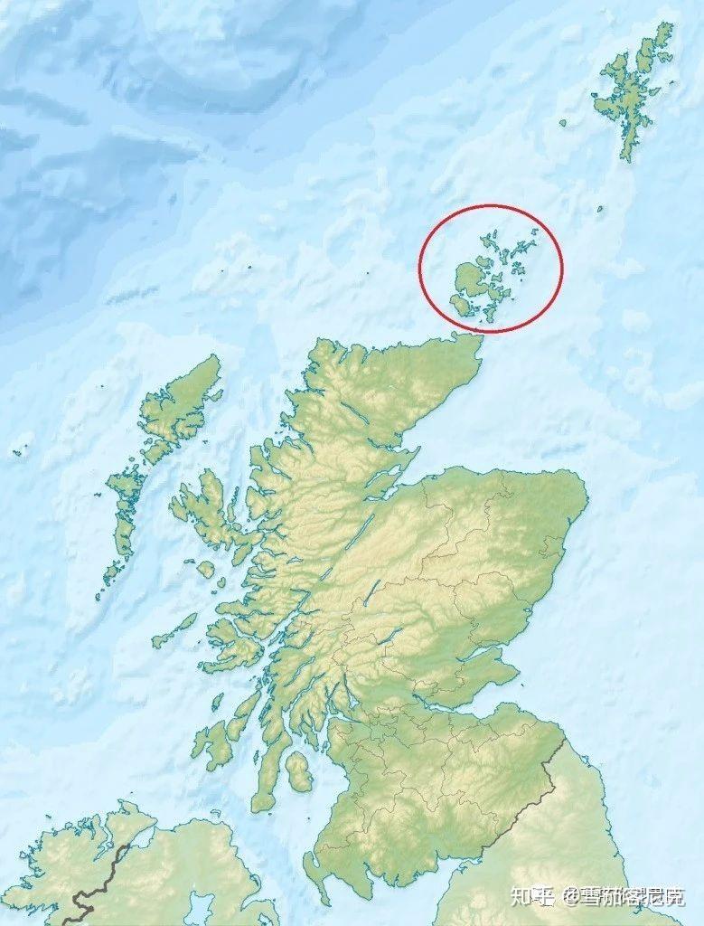 酒厂位于苏格兰北部的一个叫奥克尼群岛的地方,也就是下图所示的位置