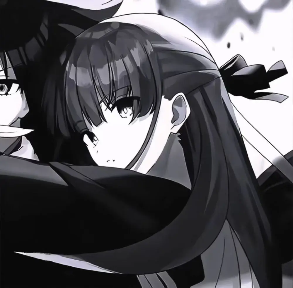 有没有类似这种黑白风格的情侣头像