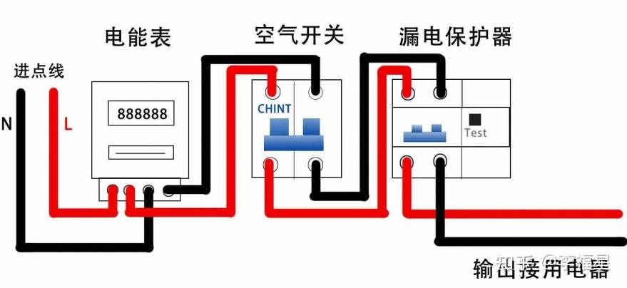 过欠压保护器接线图图片