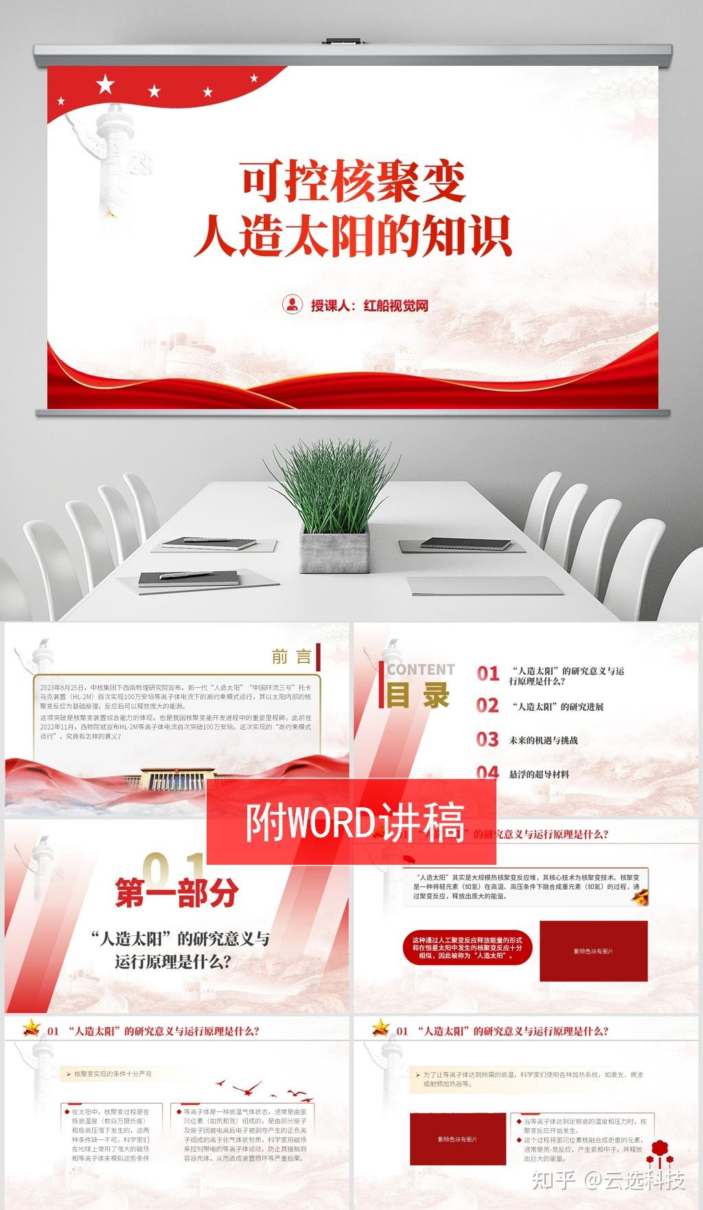 可控核聚变新突破!中国人造太阳科普PPT - 知乎