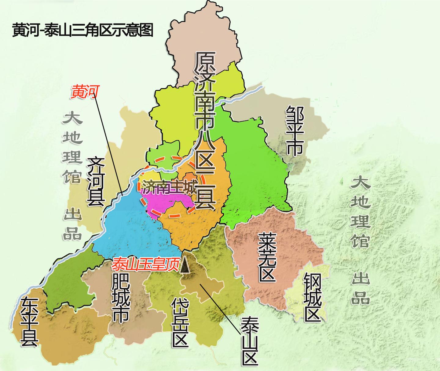 大济南建设的首要命题穿泰山跨黄河