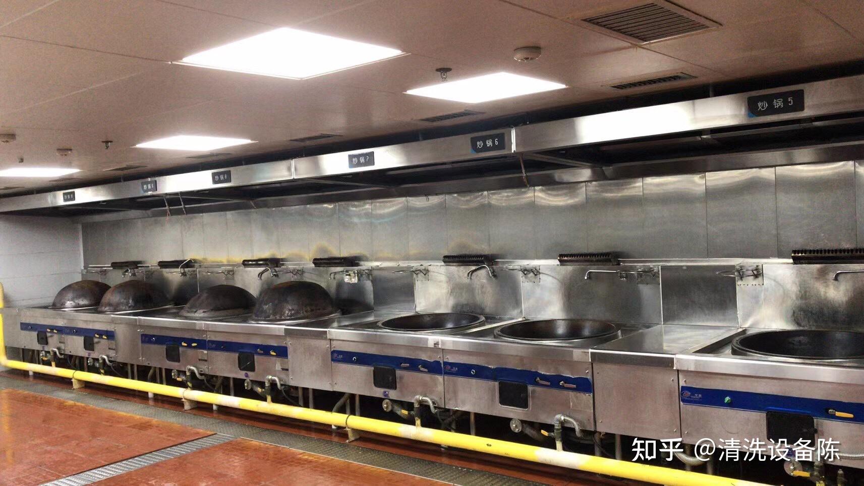 酒店饭店宾馆学校工厂单位食堂大型油烟机定期清洗的三大要处