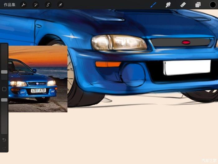 chensofficial向红发誓永不回头板绘98版斯巴鲁翼豹22b