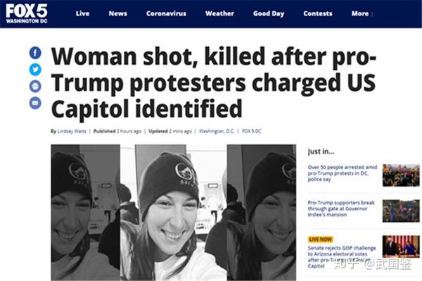 突然被推特禁言 枪声响彻国会山 罢免特朗普 登上热搜 知乎