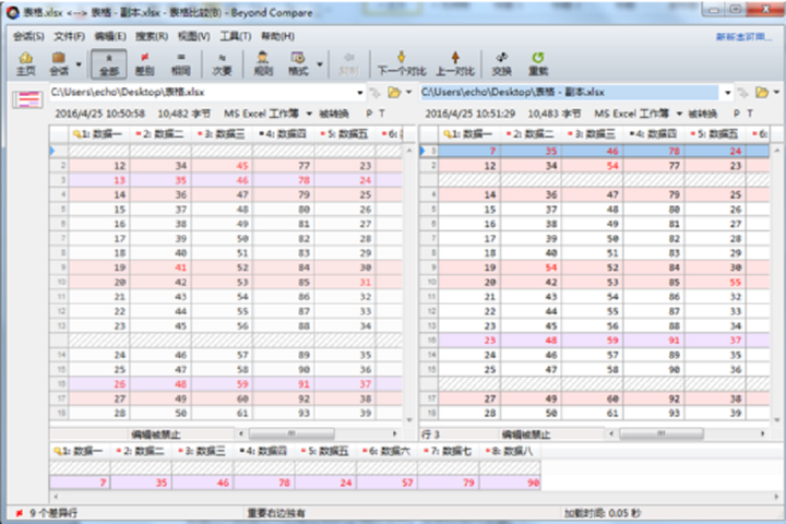解析Beyond Compare表格比较的方法 - 知乎
