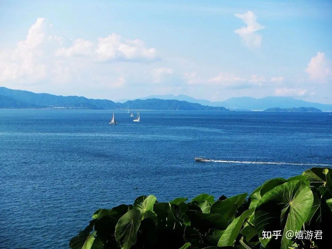 从巽寮湾坐快艇两三分钟就能到(快艇费用加门票大概120元)三角洲岛就