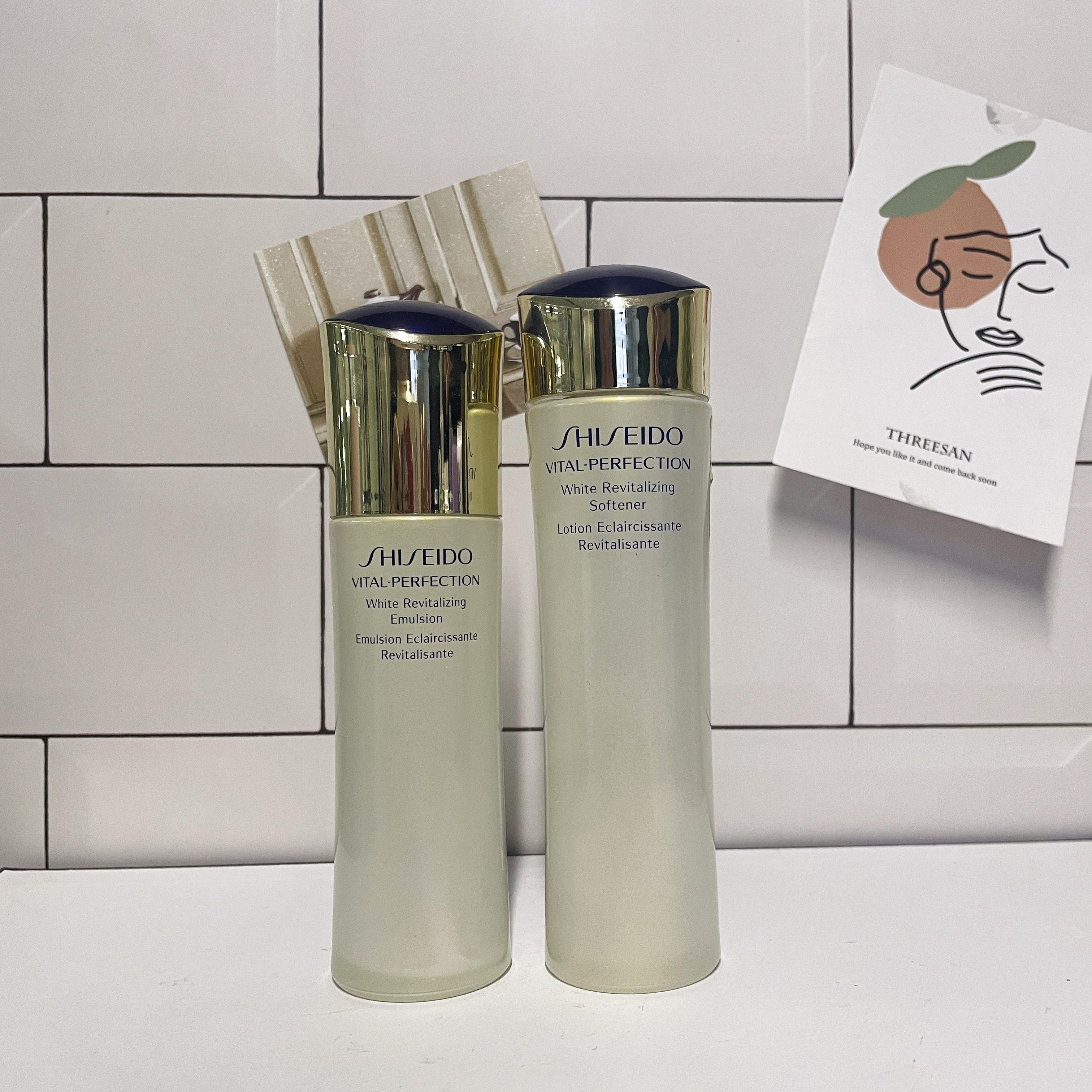 资生堂的这套水乳具有美白 保湿 抗衰,三合为一体的功效!