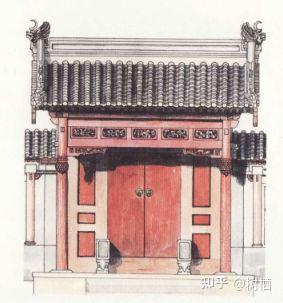【中国建筑史知识干货13】——中国古代建筑大门细则 - 知乎
