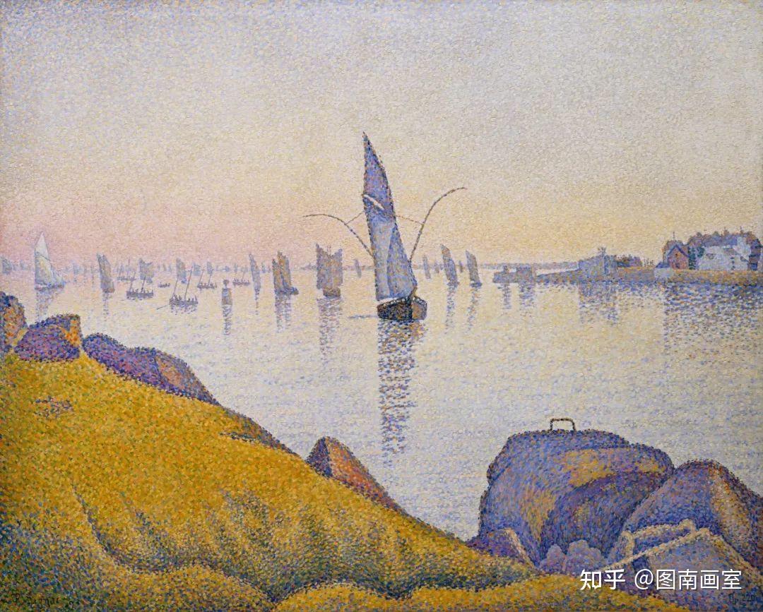 大师作品分享 | 法国新印象派点彩派画家保罗·西涅克与他的风景画 - 知乎