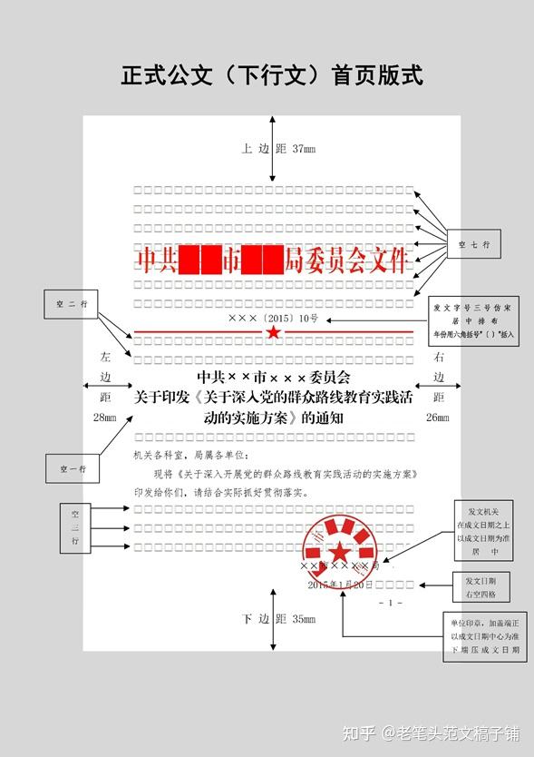 党政机关公文格式最新整理(收藏)附图解