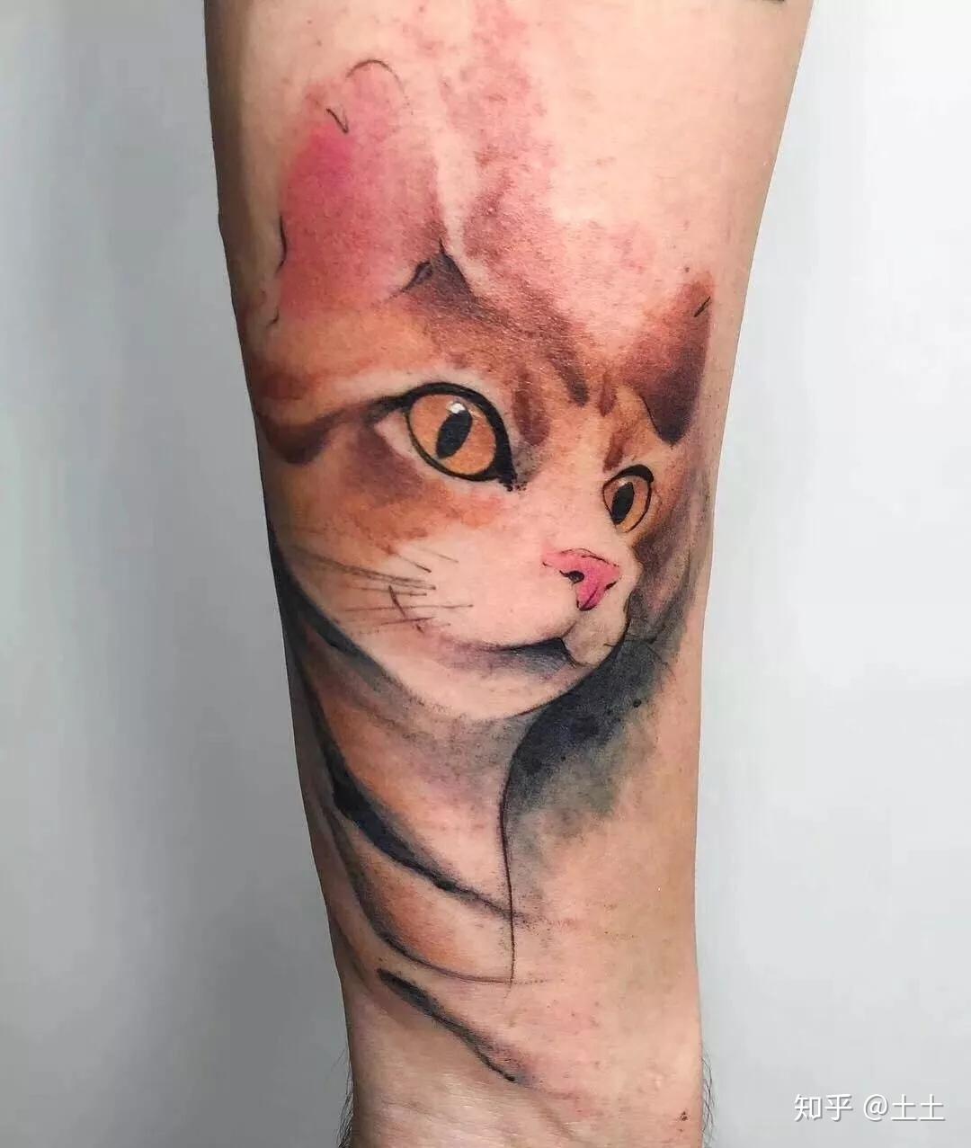 和风小猫纹身/天之猫刺青|纯艺术|绘画|天之猫刺青A - 临摹作品 - 站酷 (ZCOOL)