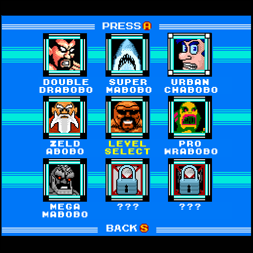 玩家需要扮演的是《双截龙》里的巨汉boss阿波波一路击败其他知名8