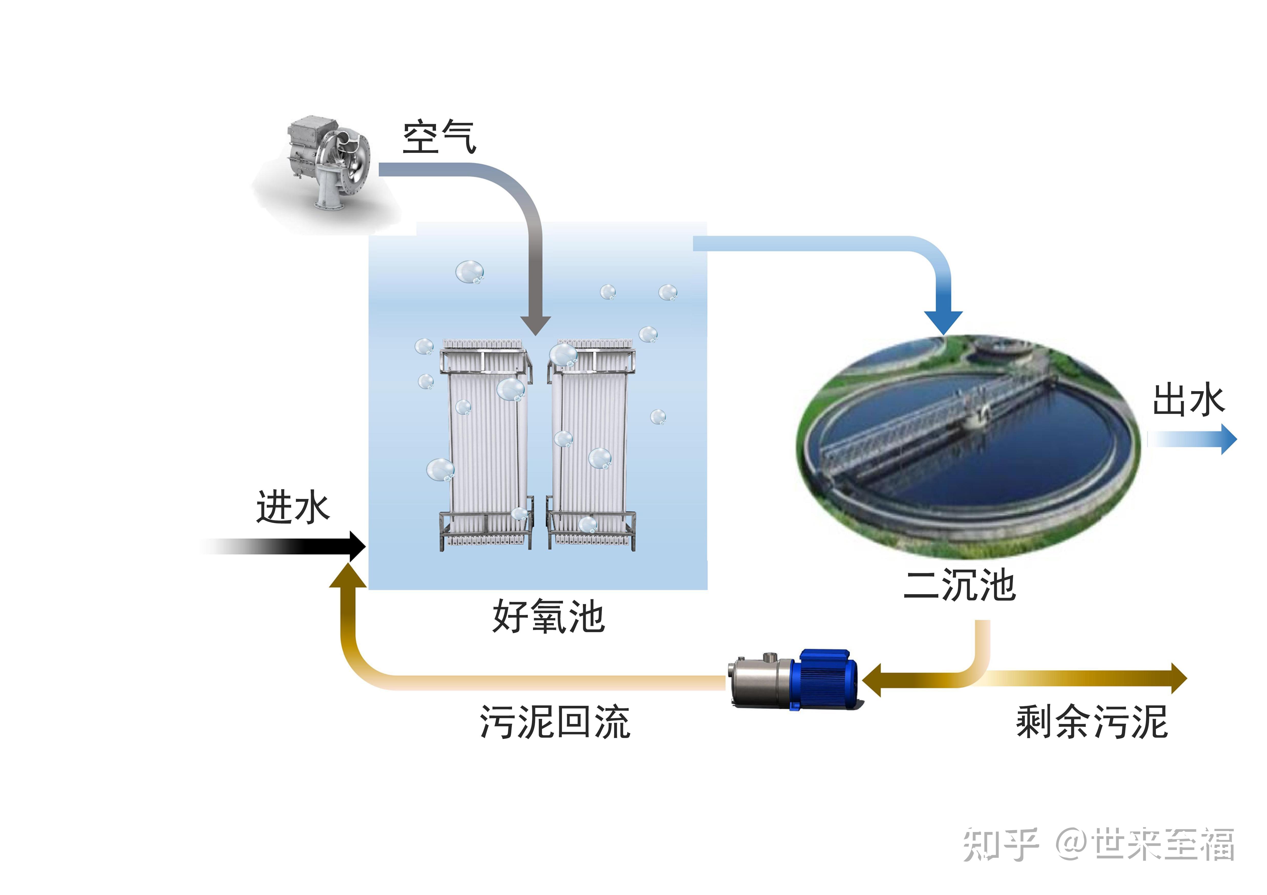 一种将高效膜分离技术与传统活性污泥法相结合的新型高效污水处理工艺