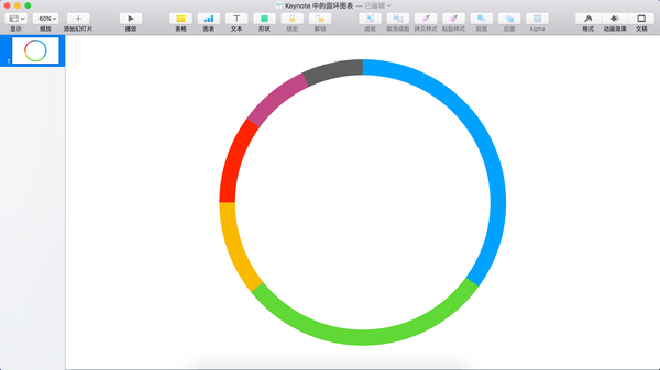 技能 Keynote 中圆环图的制作方法 知乎