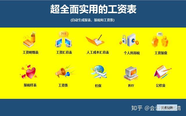 會計每到發工資就頭皮發麻它可自動生成報表報稅工資條全面