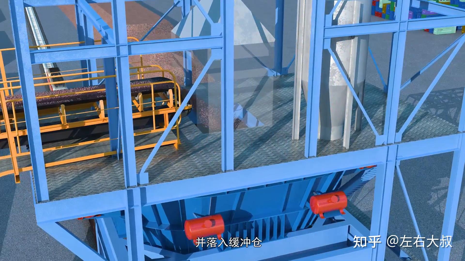 粘性粉矿储装系统三维仿真演示动画-泰安三维工业机械动画制作 - 知乎