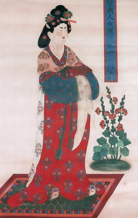 神游千年大美敦煌盛唐130窟供养人像都督夫人太原王氏礼佛图花团锦簇