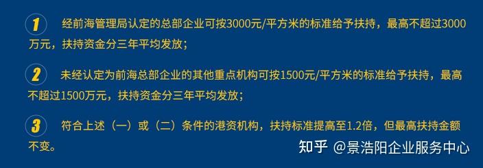 深圳前海办公室租金补贴优惠政策解读,申请条件及要求 - 知乎