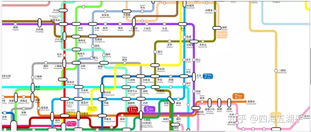 深圳當前最全地鐵線路圖(點擊查看大圖)深圳地鐵集團表示,2022年深圳