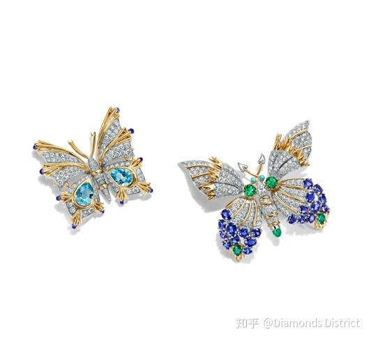 蒂芙尼schlumberger系列蝴蝶造型胸针灵动魅惑—bvlgari说到宝格丽