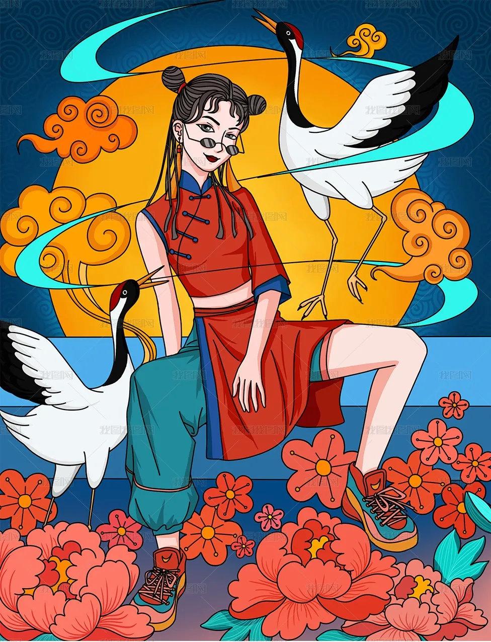 复古又时尚的国潮神话世界国潮来袭,是中华民族传统文化与现代时尚