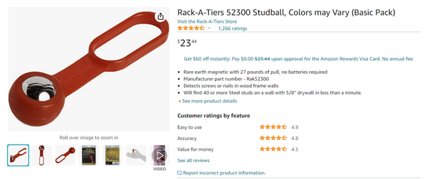 Rack-A-Tiers 52300 Studball, Colors may Vary (Basic Pack) 