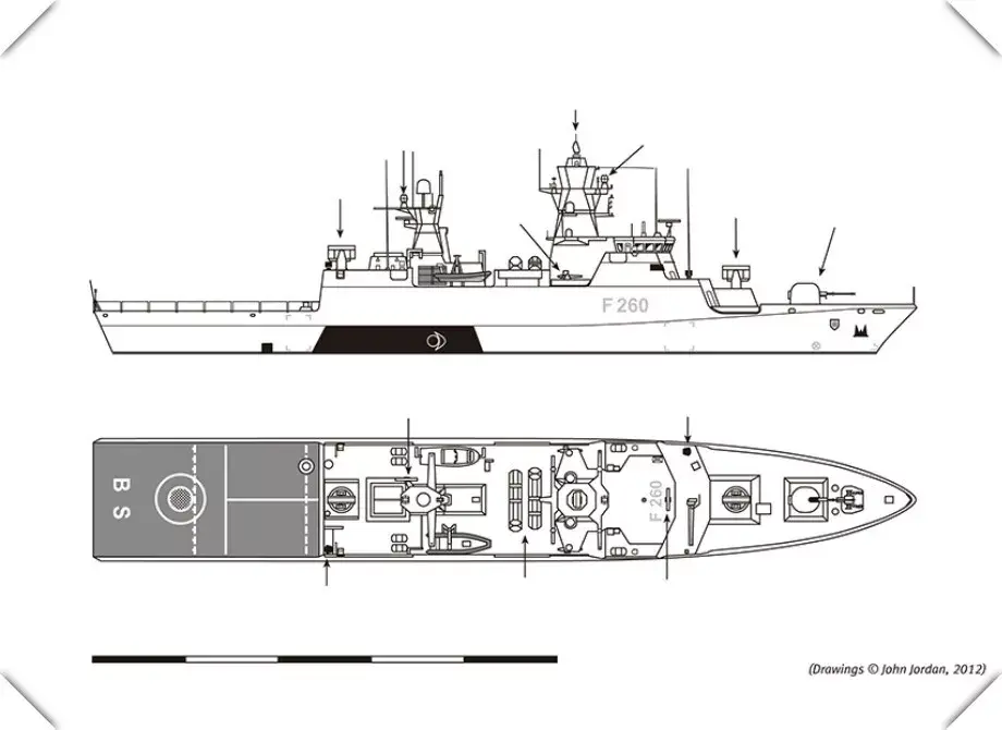 图说海军德国海军急切期待的战舰布伦瑞克级轻型护卫舰