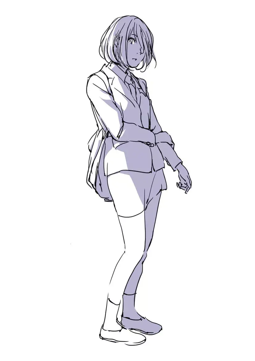 1000张本子向的人体动态绘画参考教程,包括结构和光影【文末福利】