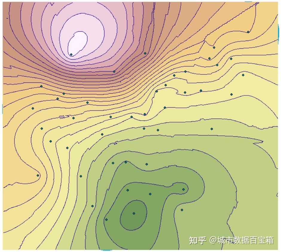 【可视化图表】如何基于arcgis绘制好看的等值线图 知乎