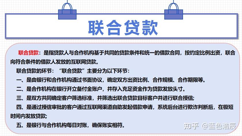 一文搞懂联合贷模式下的资产端和资金端 - 知乎