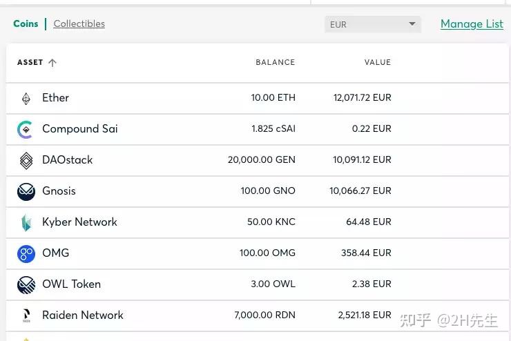 сеть эфира erc20