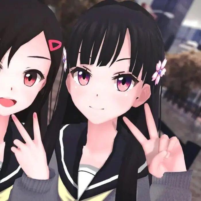 有没有俩个女孩子用的情头? - 知乎