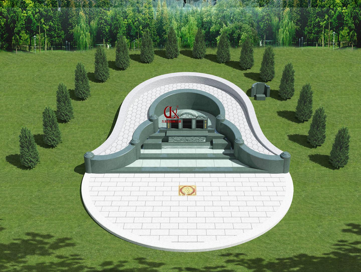 墓碑私人订制 乡村私人墓地修建样式图片 - 知乎