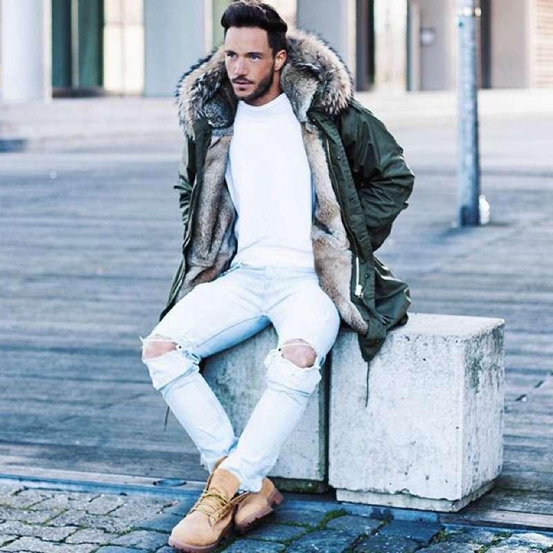 土色的靴子男士该怎么配衣服和裤子? - 知乎