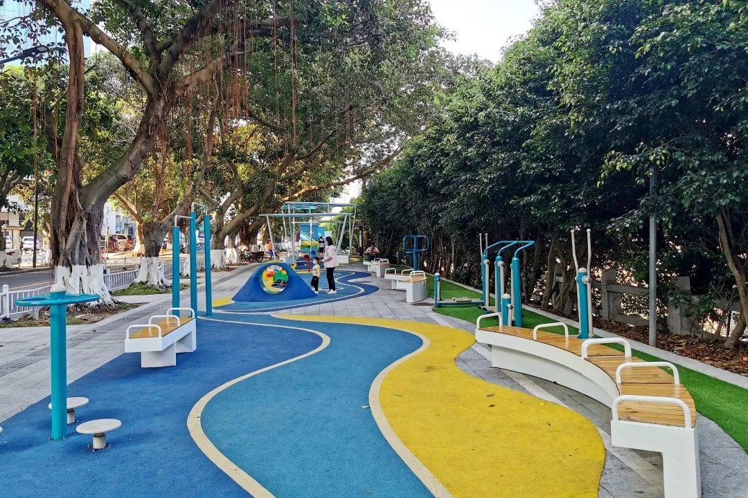 拱北空地变宝地儿童娱乐休闲健身特色景观就在这个街角