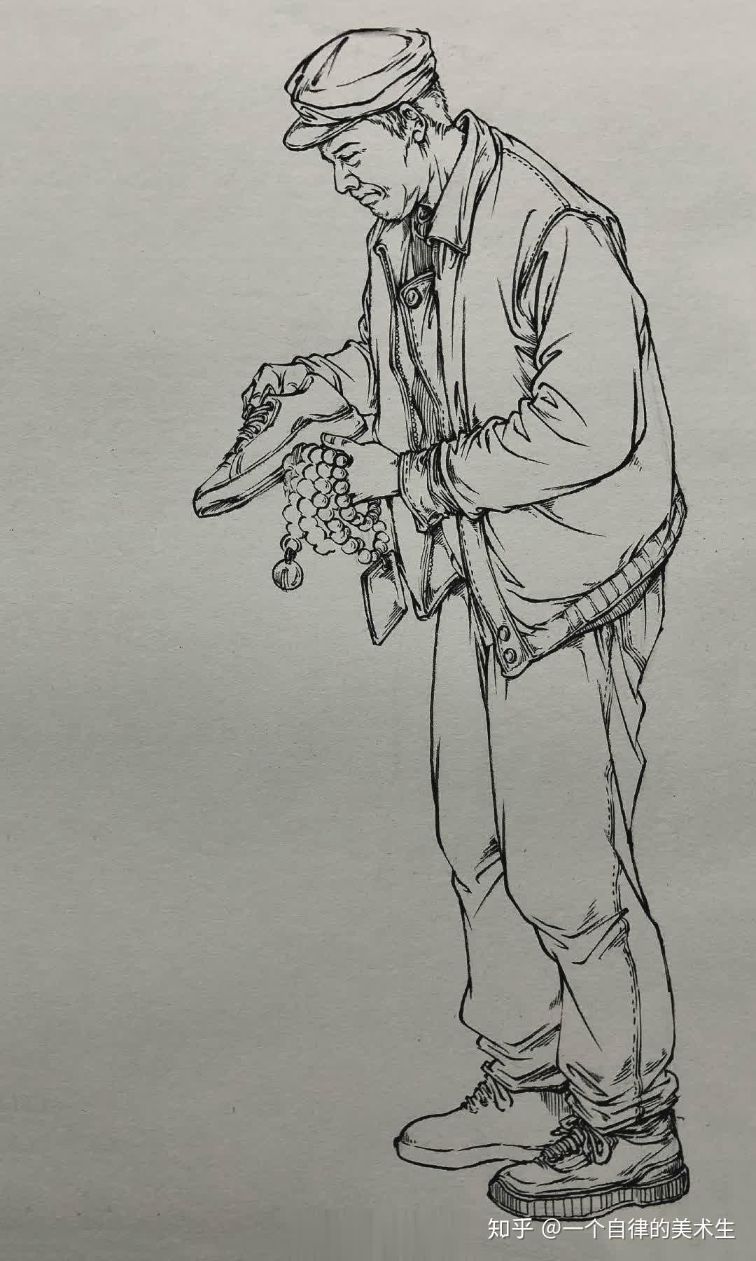 花二轮非常干净利落的线条