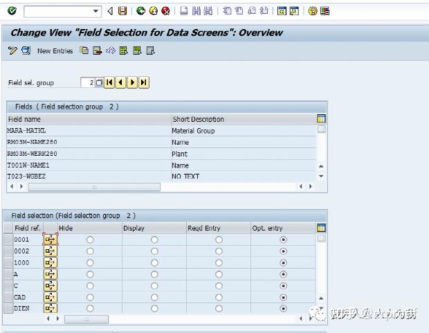 Sap Roh 再谈SAP物料主数据的屏幕字段设置 - 知乎